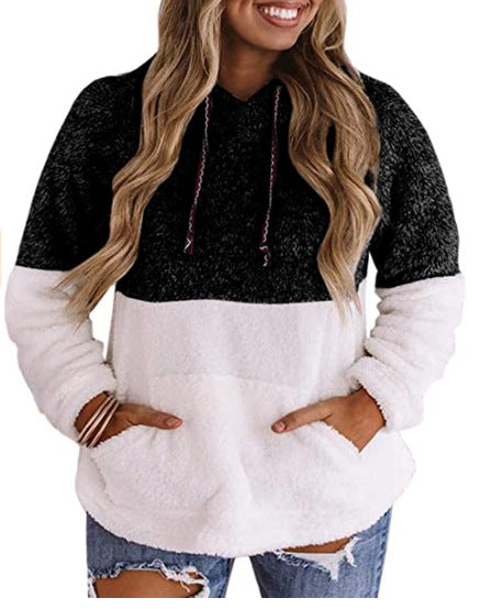 Hooded sweatshirt jacket