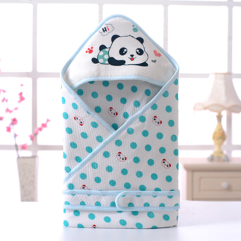 Baby cuddle baby cartoon printed scarf