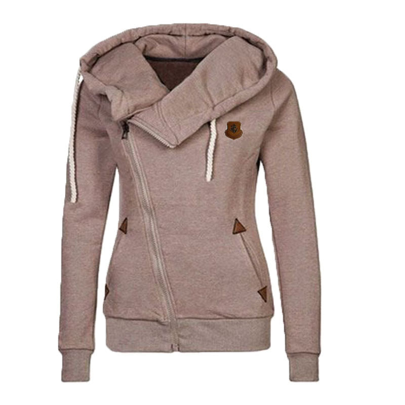 Sweatshirt Cardigan Side Zip Hooded Sweatshirt Jacket