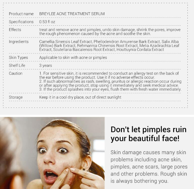 Acne Treatment Serum Facial Essence Repair Oil