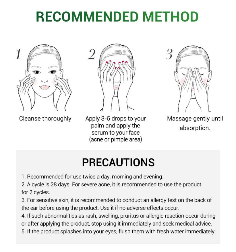 Acne Treatment Serum Facial Essence Repair Oil