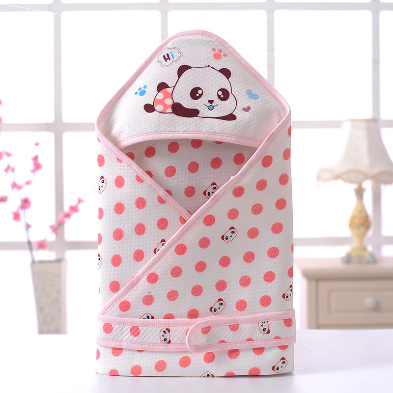 Baby cuddle baby cartoon printed scarf