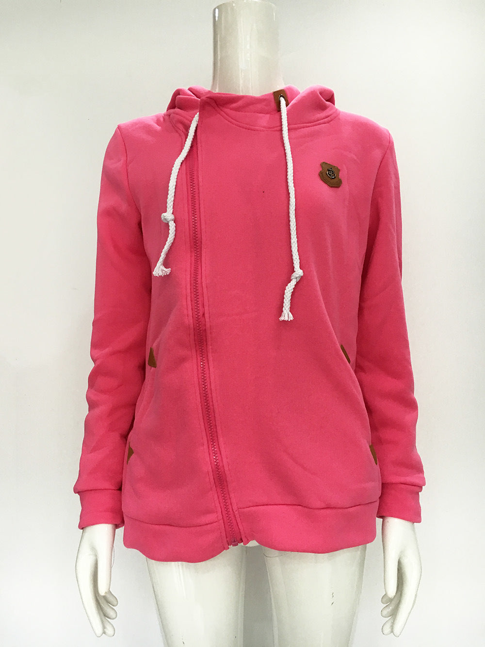 Sweatshirt Cardigan Side Zip Hooded Sweatshirt Jacket