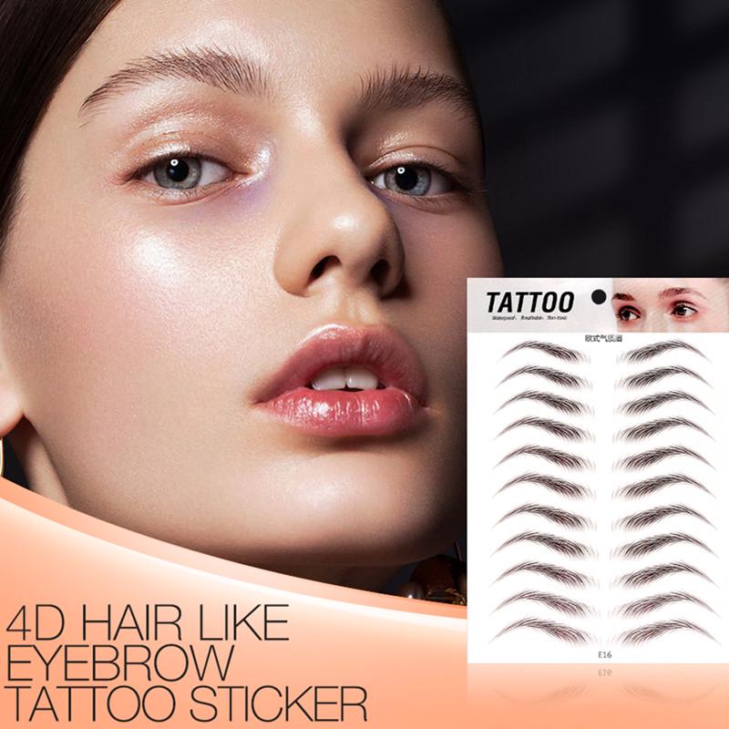 Ecological Waterproof Natural Simulation Eyebrow Stickers