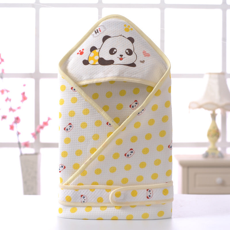 Baby cuddle baby cartoon printed scarf