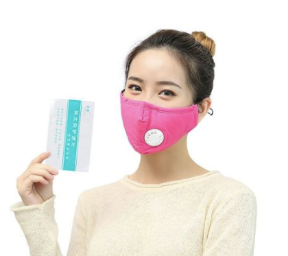 Fashion Thicken Anti Wind Mouth Muffle Anti Air Pollution Mouth Mask With Filter