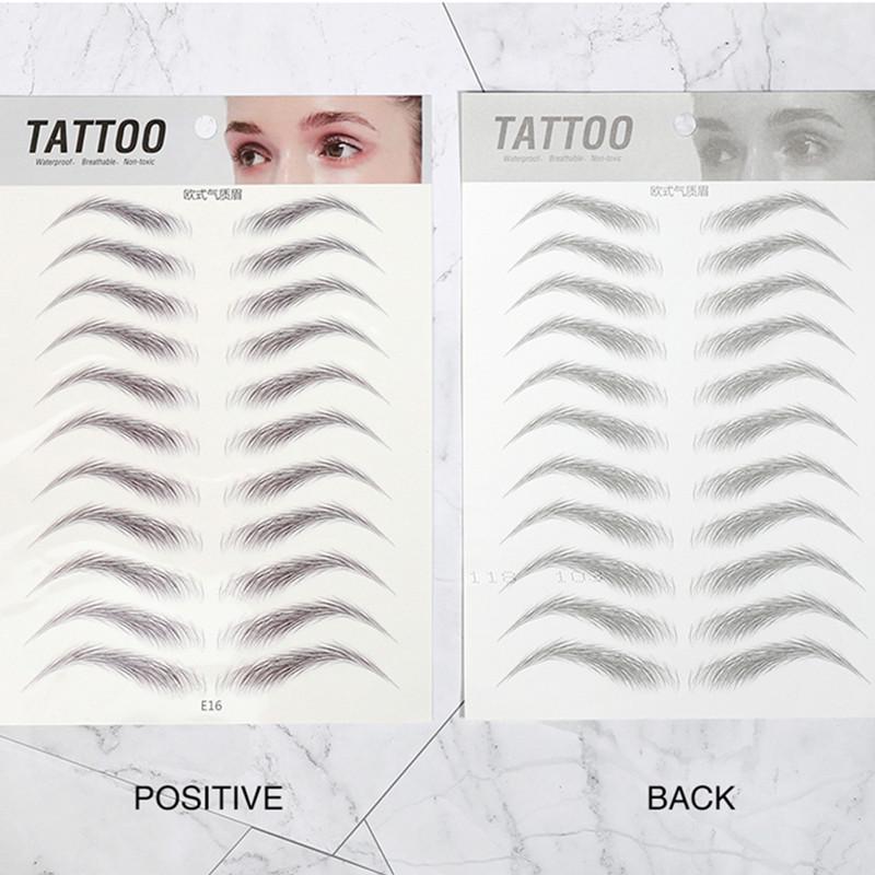 Ecological Waterproof Natural Simulation Eyebrow Stickers