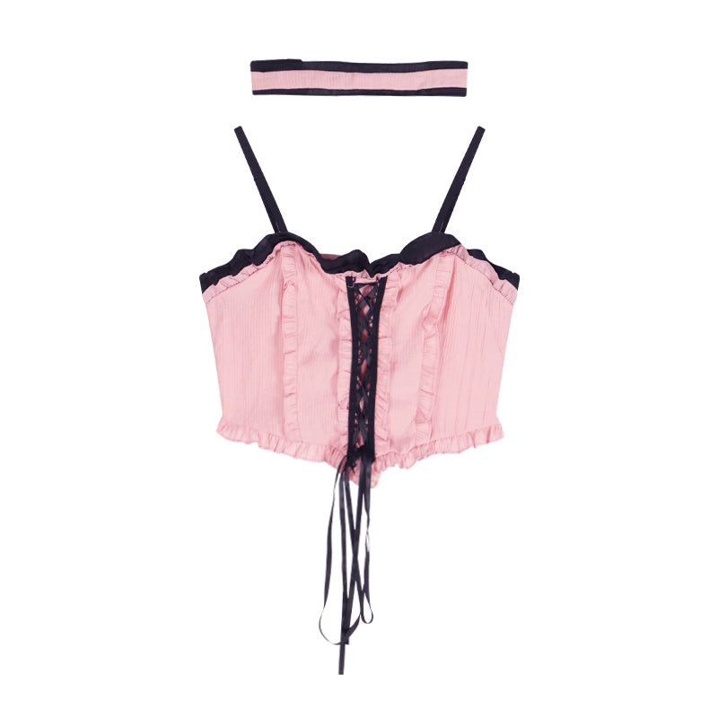 Summer Sweet Babes Short Inner Top And Outer Wear