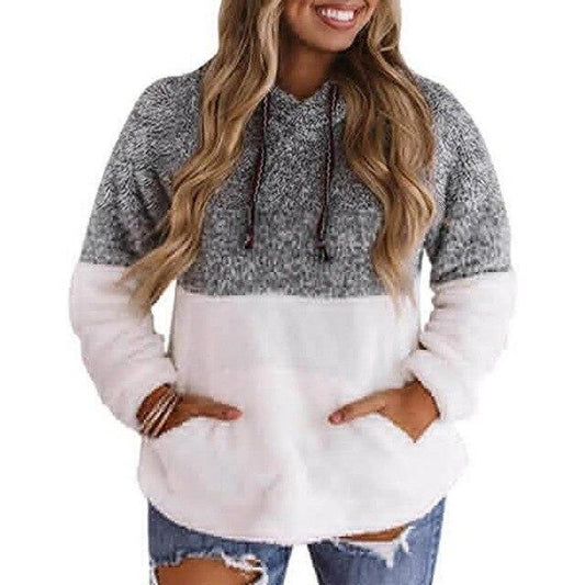 Hooded sweatshirt jacket