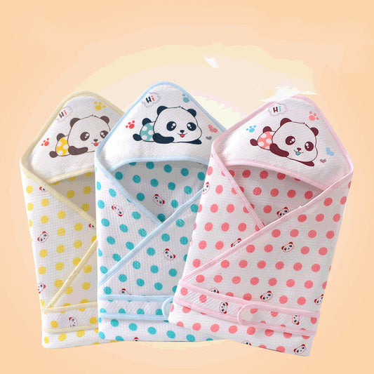 Baby cuddle baby cartoon printed scarf