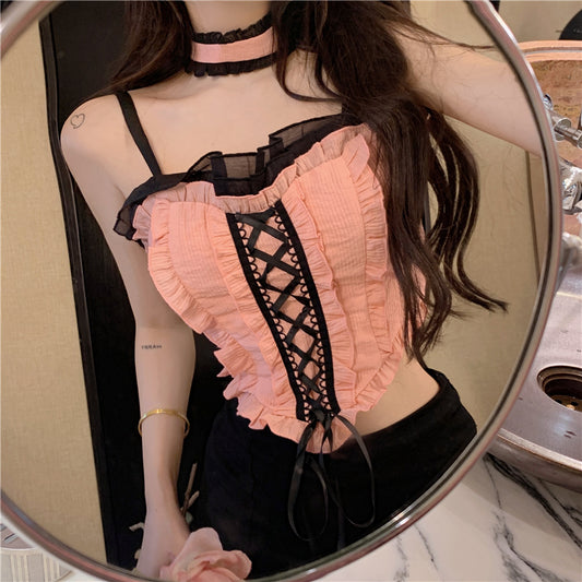 Summer Sweet Babes Short Inner Top And Outer Wear