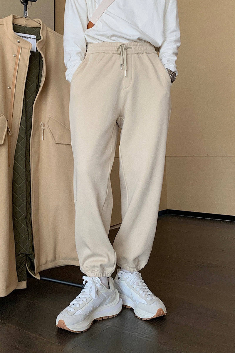 Men's Loose Casual Thickened Warm Sports Pants